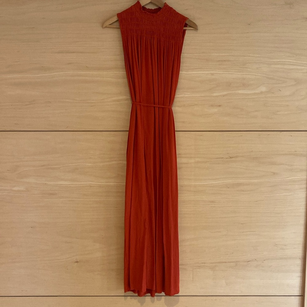 Burnt Orange long dress size S